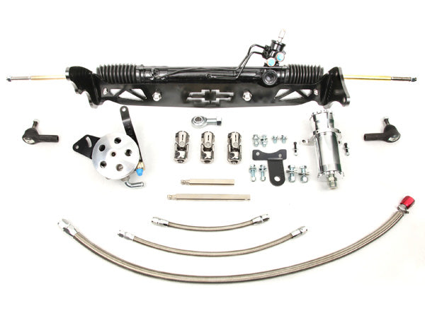 Rack and Pinion - Power - 1960-66 Chevy C10 - w/Drum Brakes